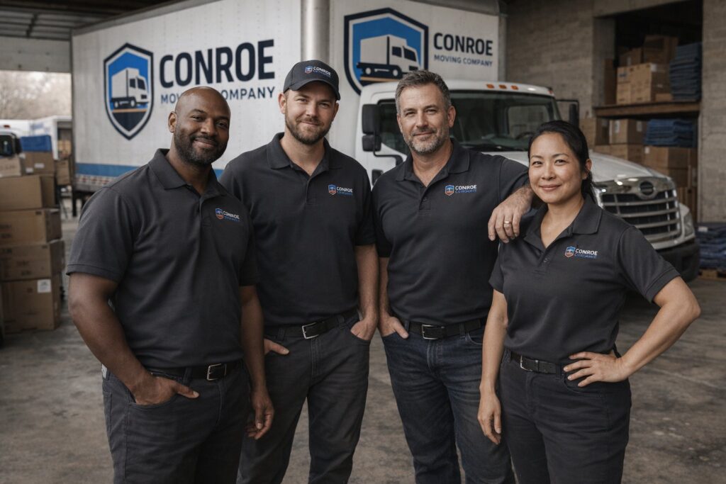 Conroe Moving Company Team Composite